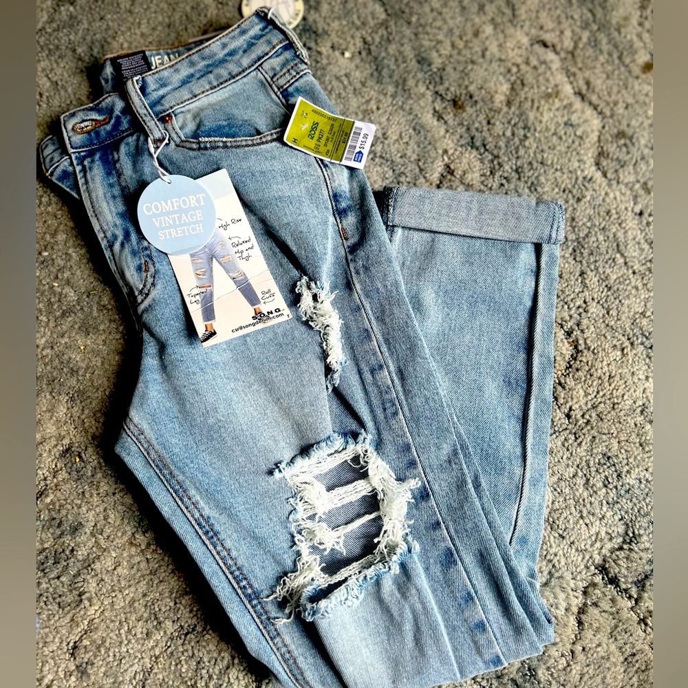 High rise mom jeans